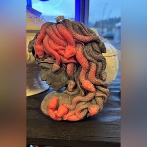 Handmade Medusa Half Face Candle Soy/paraffin Wax Sculpture